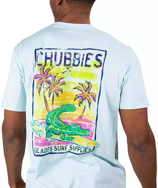 T-shirt Chubbies pour homme avec inscription The Beach Bum