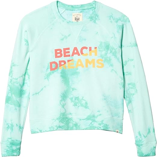 Billabong Mädchen Weekend's Here Sweatshirt mit Rundhalsausschnitt