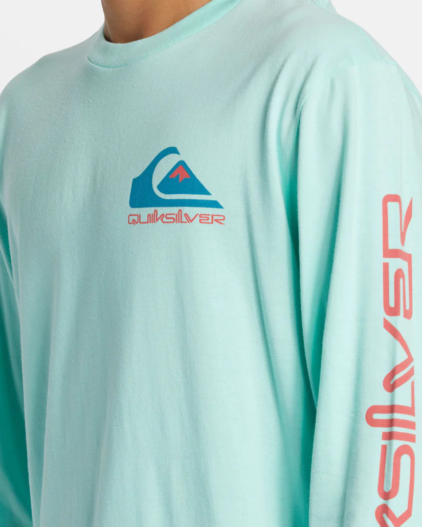 T-shirt à manches longues Quiksilver Comp Logo pour homme