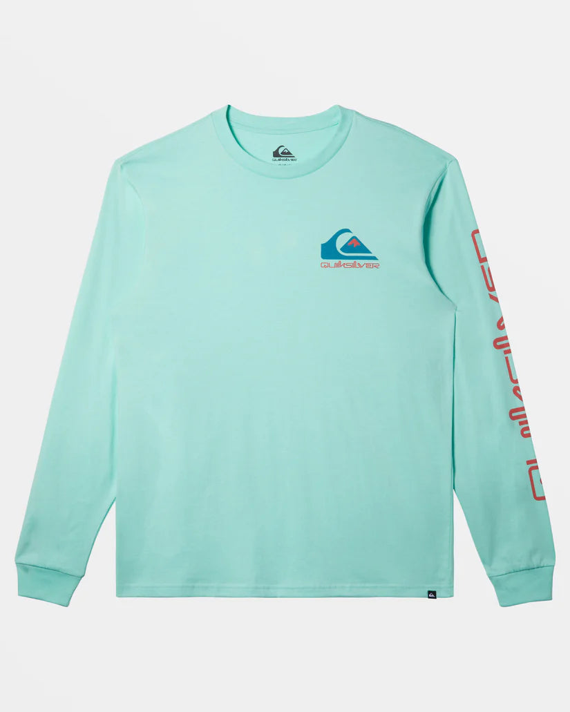 Quiksilver Herren Comp Logo Langarm-T-Shirt