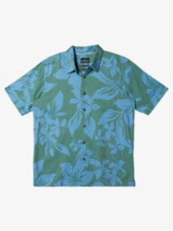 Quiksilver Waterman Men's Big Island Hawaiian Shirt