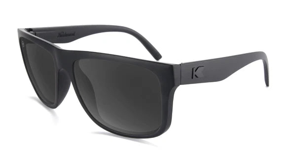 Knockaround Torrey Pines Matte Black on Black Sunglasses