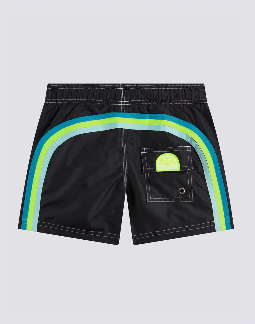Sundek Boys Elastic Waist Swim Trunks