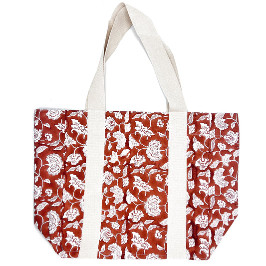 Anju Block Printed Canvas Bag