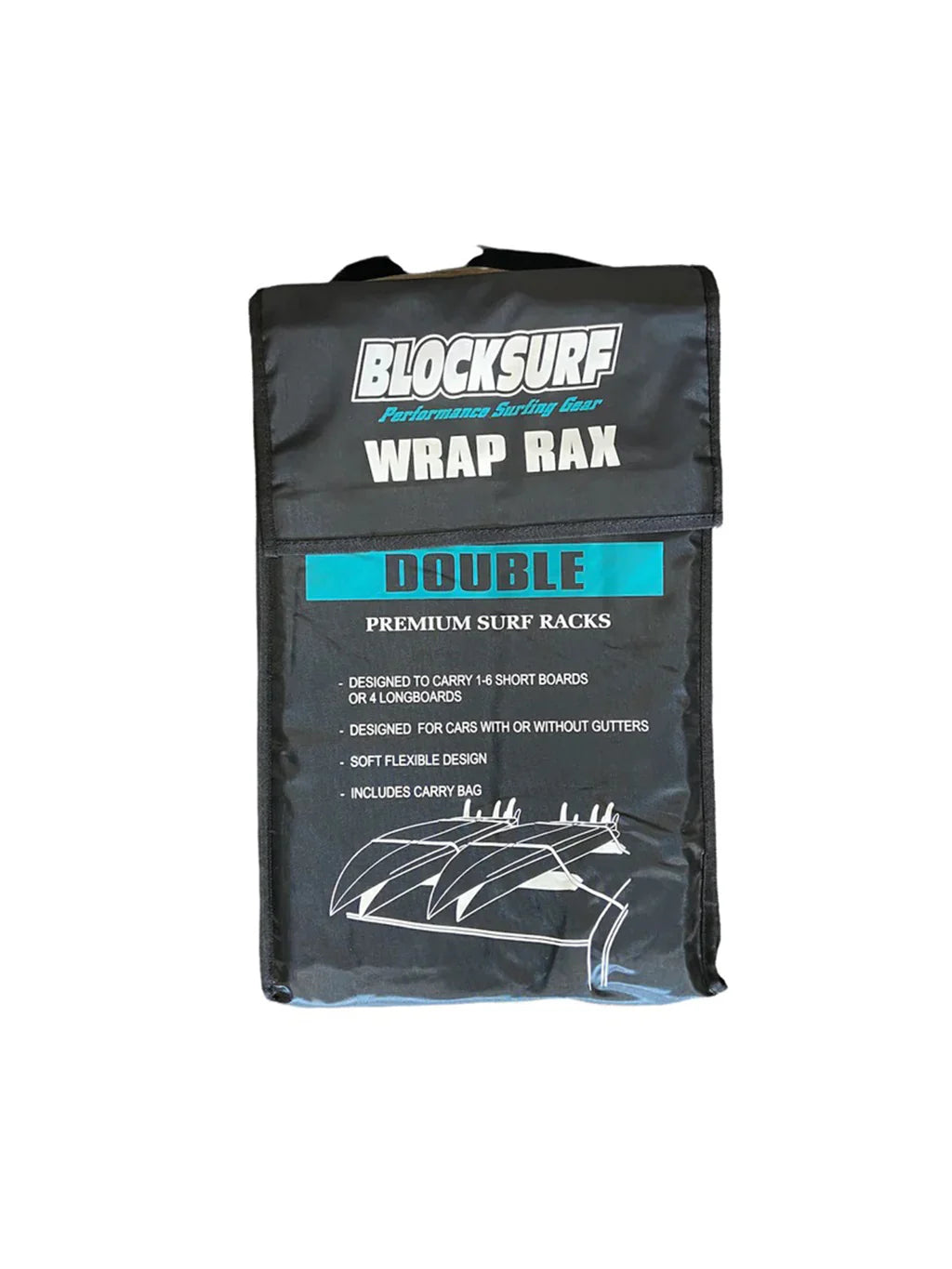 Blocksurf Double Surfboard Roof Rack