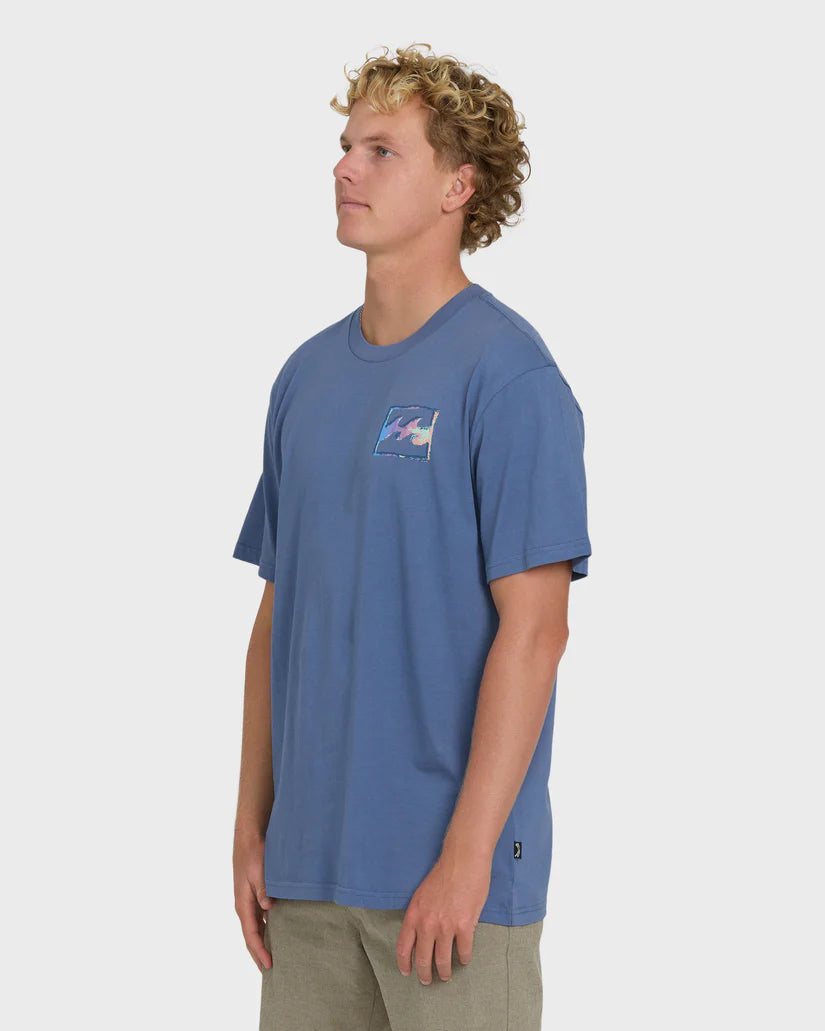 Billabong Men's Crayon Wave Premium Short Sleeve Knit T-Shirt