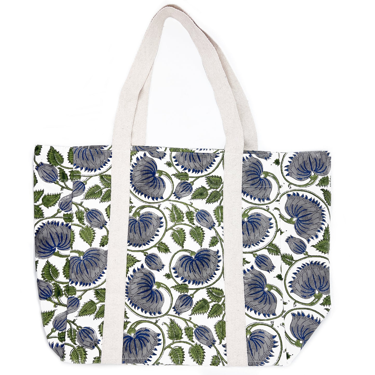 Anju Block Printed Canvas Bag