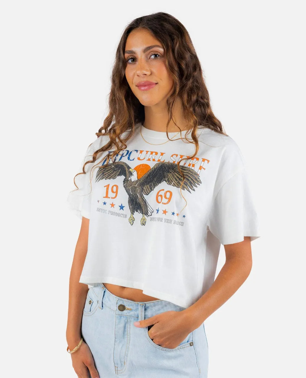 T-shirt Rip Curl Soaring Crop pour femme