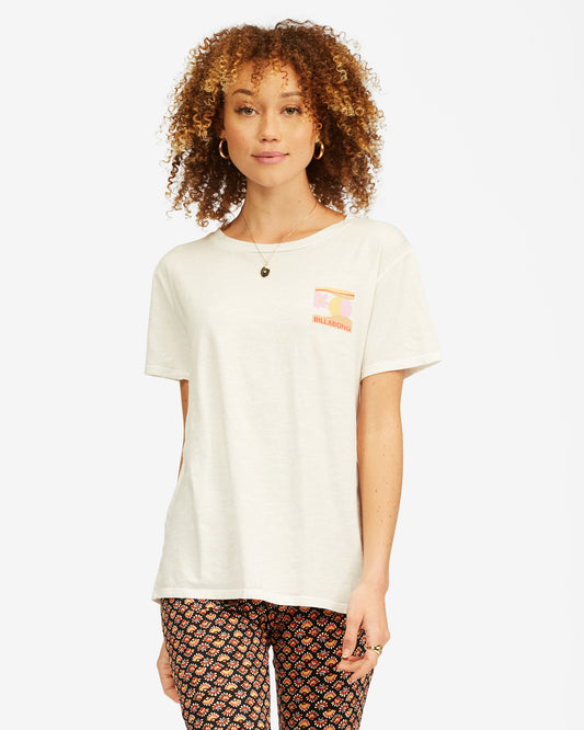 T-shirt Billabong Bon Voyage Boyfriend pour femme