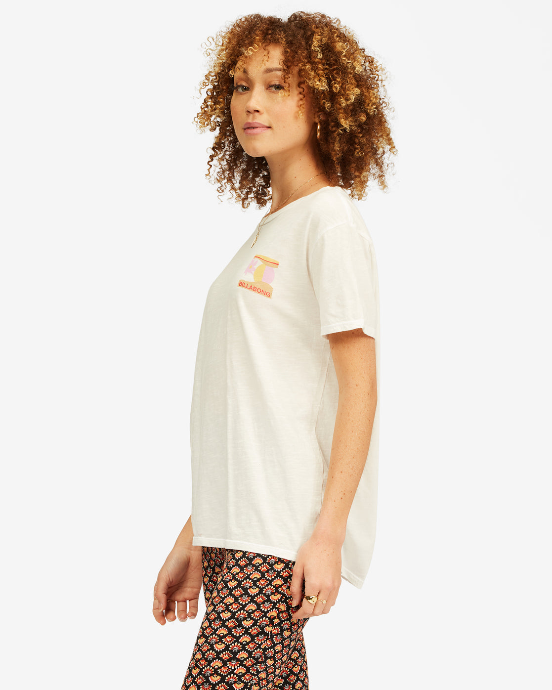 Billabong Womens Bon Voyage Boyfreind T-Shirt