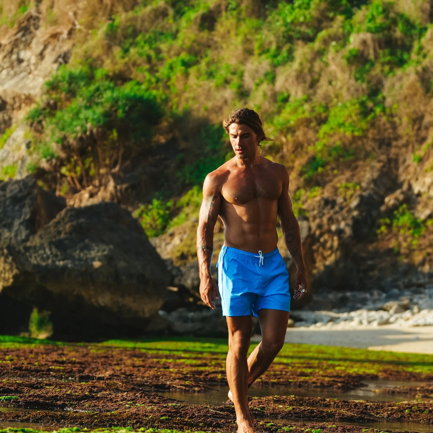 Bermies Mens Bora Bora 5.5" Swim Trunks
