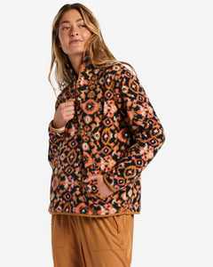Billabong Women's Boundary Mock 3 Half Zip Pullover Sweatshirt