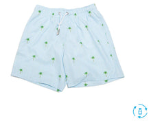 Load image into Gallery viewer, Bermies Boys Palm Classic Swim Trunks w/Compression Liner