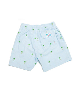 Bermies Boys Palm Classic Swim Trunks w/Compression Liner