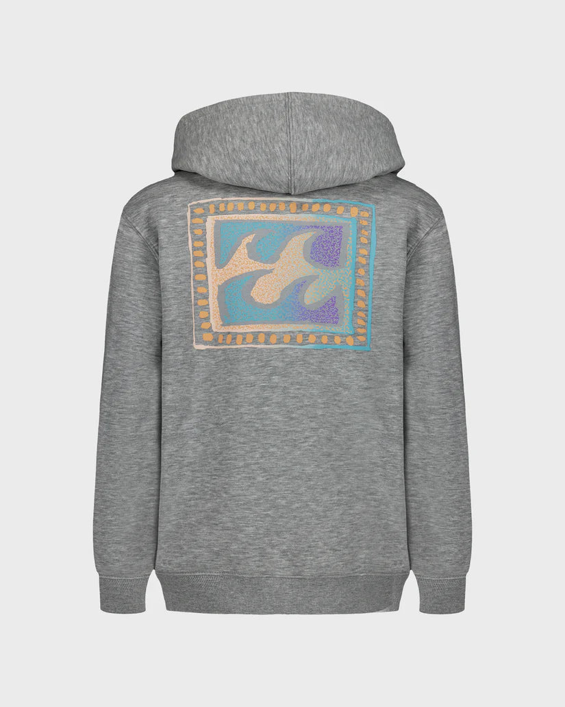 Billabong Boys Crayon Wave Pull Over Hoodie
