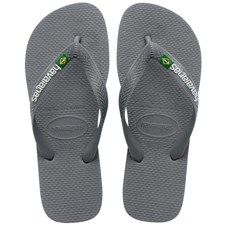 Brazil MENS Sandal-STEEL GREY : 7/8