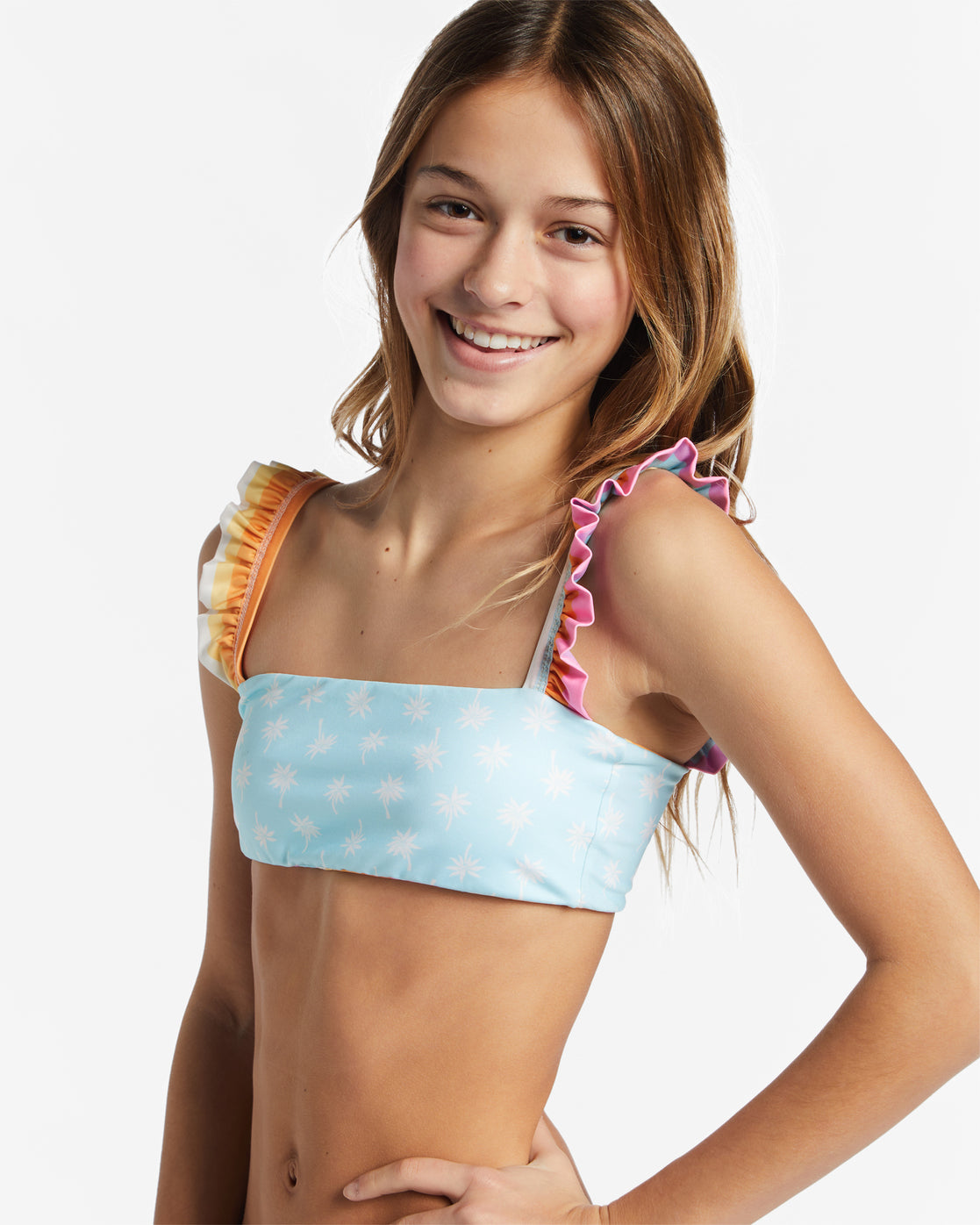 Billabong Women's On The Bright Side Reversible 2 Piece Bikini Set