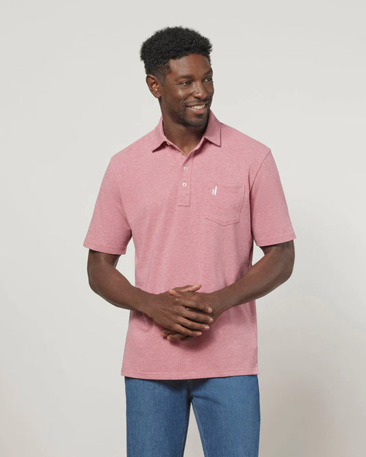 johnnie-O Men's Heathered Original Short Sleeve Polo Shirt