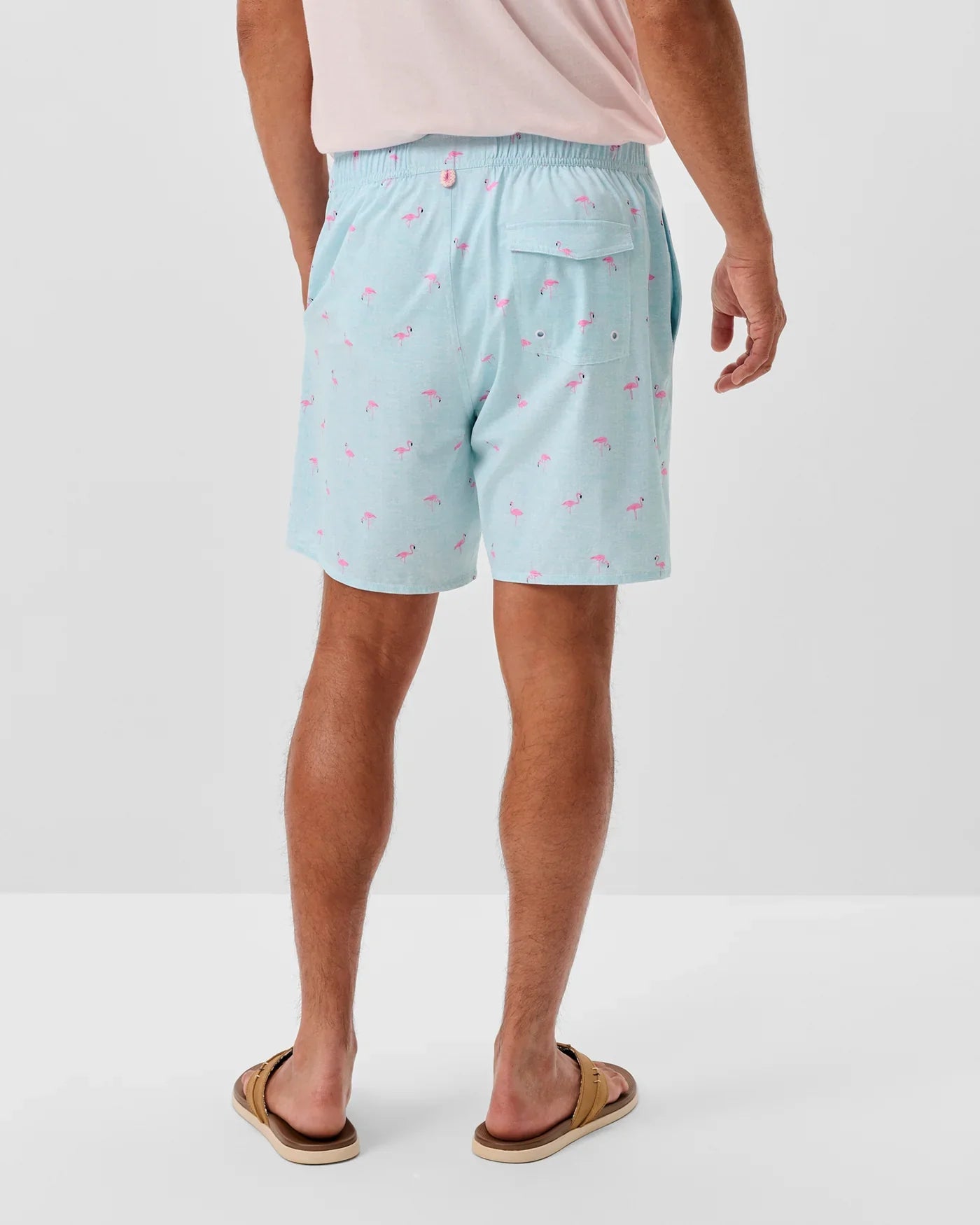 johnnie-O Mens Caladesi Half Elastic 7" Surf Shorts