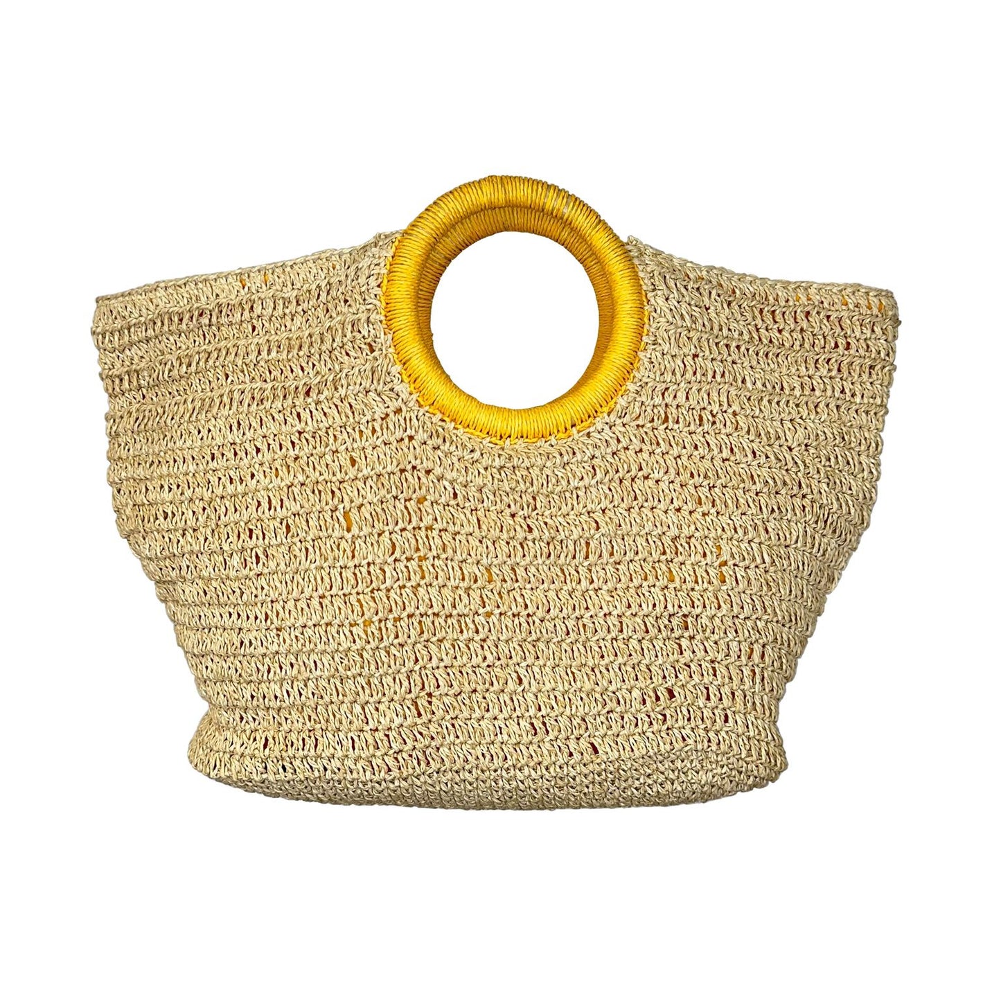 Anju Cali Raffia Basket Bag