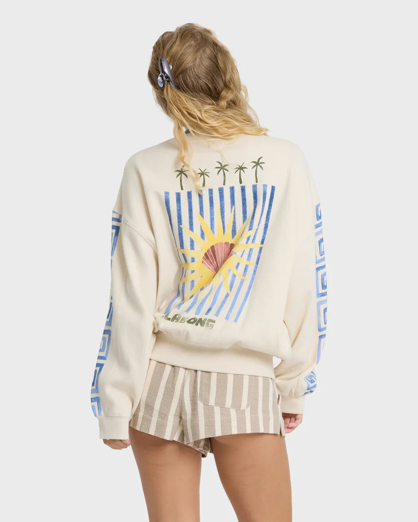 Billabong Women's Carnival Kendal Crewneck Sweatshirt