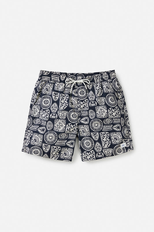 Boardshort élastique Katin Castaway Volley pour garçons