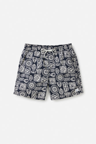 Katin Jungen Castaway Volley Elastische Boardshorts