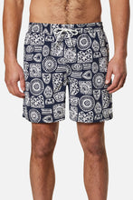 Laden Sie das Bild in den Galerie-Viewer, Katin Herren Castaway Volley Elastische Boardshorts