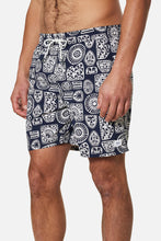 Laden Sie das Bild in den Galerie-Viewer, Katin Herren Castaway Volley Elastische Boardshorts