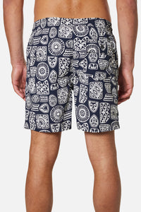 Katin Herren Castaway Volley Elastische Boardshorts