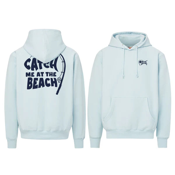 Wave Creations Womens Catch Me At The Beach Pull Over Hoodie