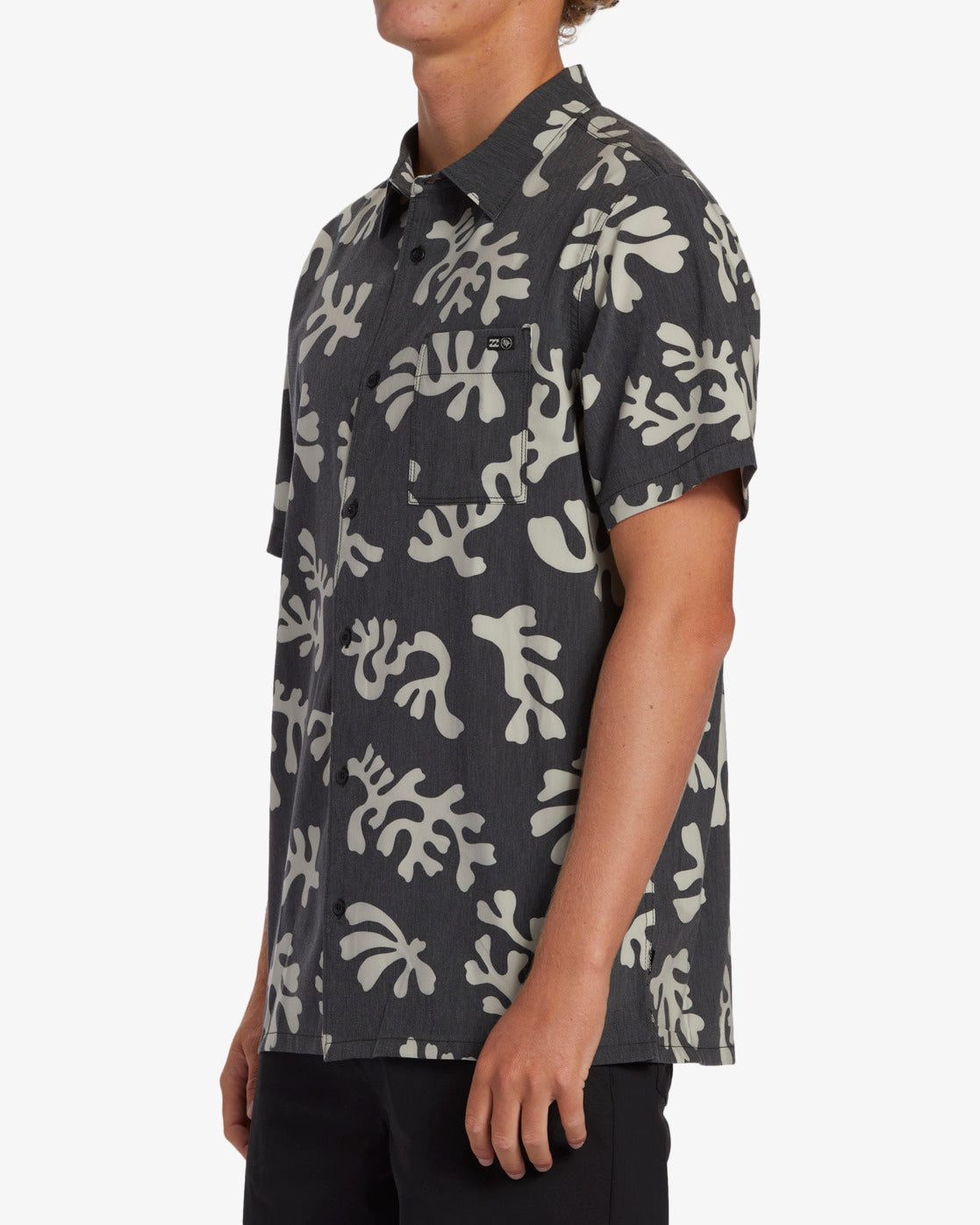 Chemise à manches courtes tissée Billabong Coral Garden Surftrek pour homme