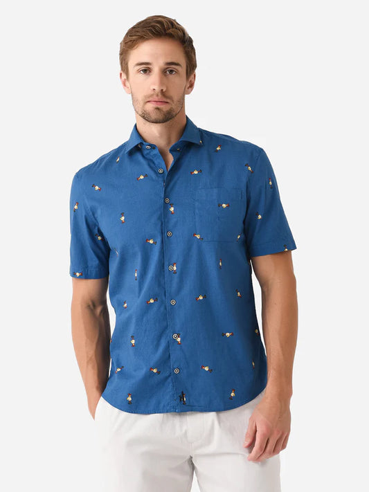 johnnie-O Men's Chappy Short Sleeve Button Down Shirt