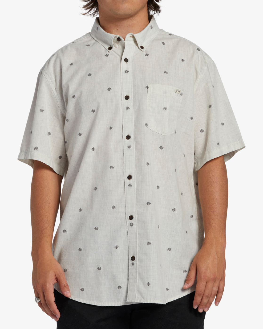 Billabong Men's All Day Jacquard Short Sleeve Shirt