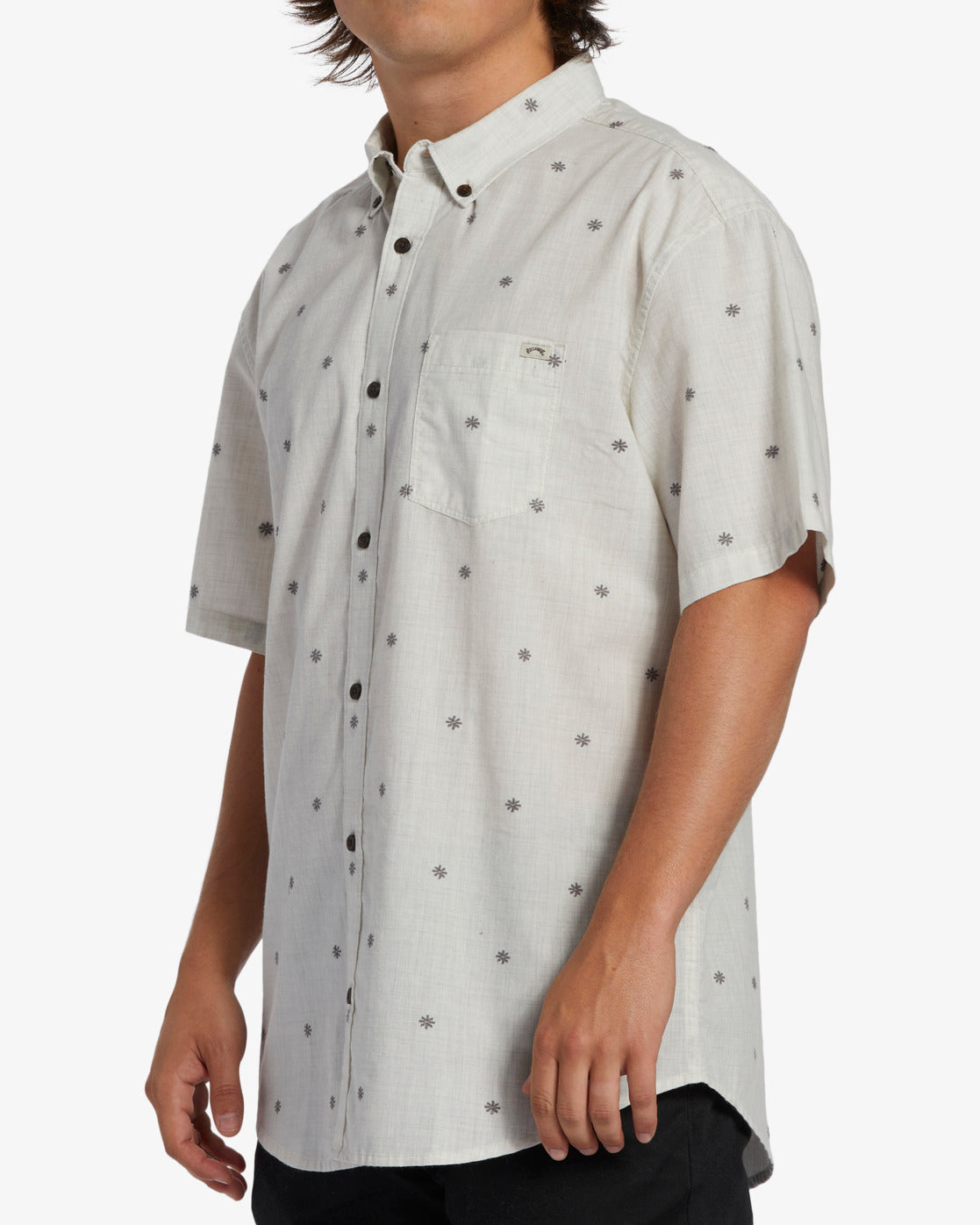 Billabong Men's All Day Jacquard Short Sleeve Shirt