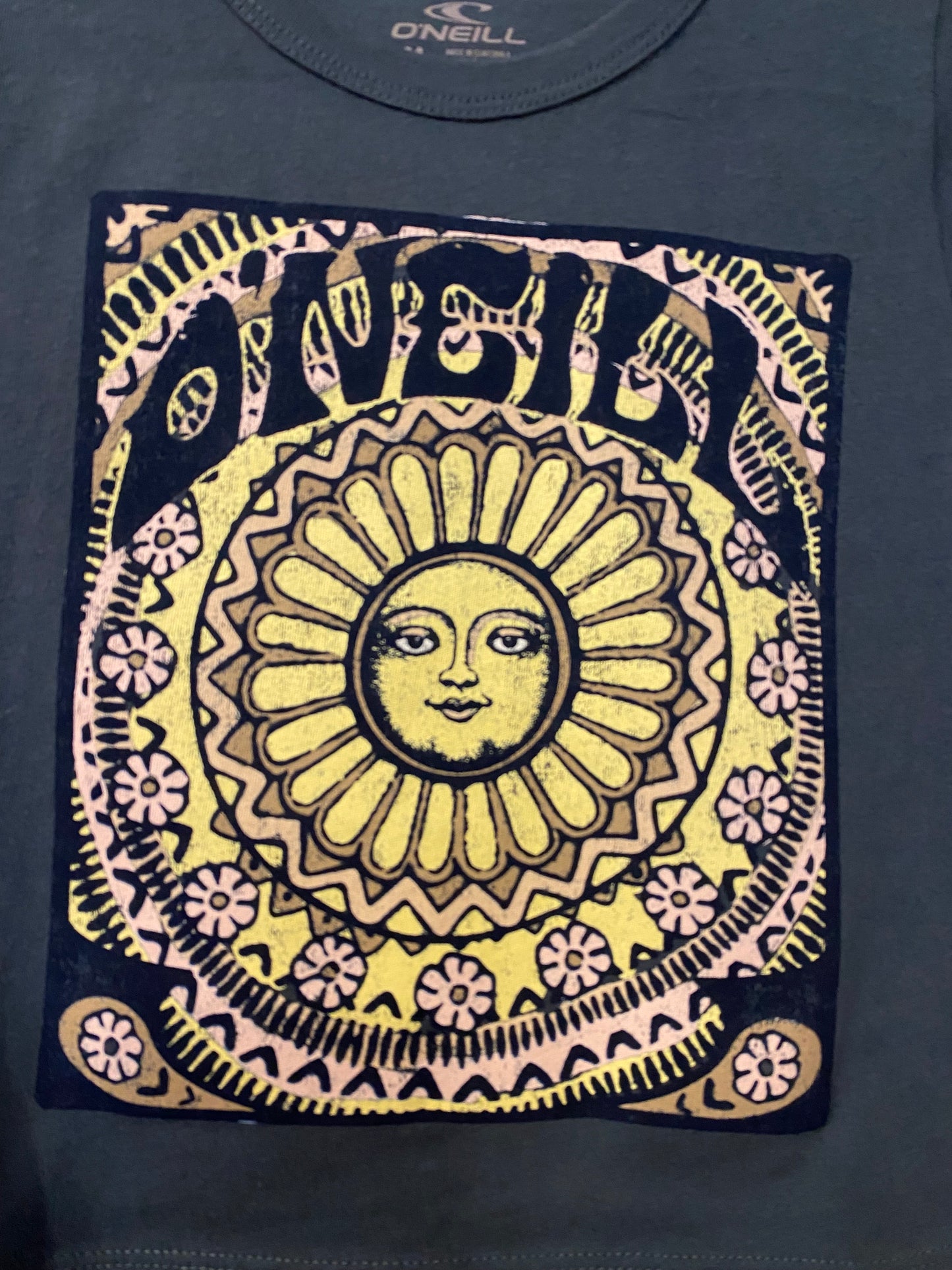O'Neill Girls Mandala Graphic Crop T-Shirt