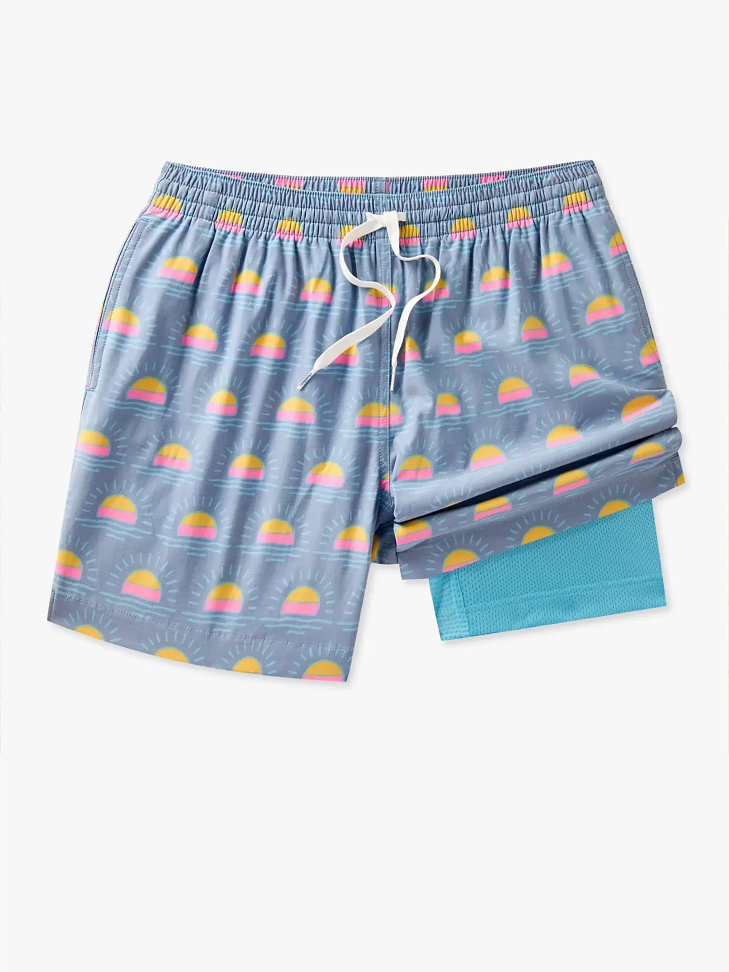 Chubbies Mens The Heat Wave Lined 7" Swim Trunks