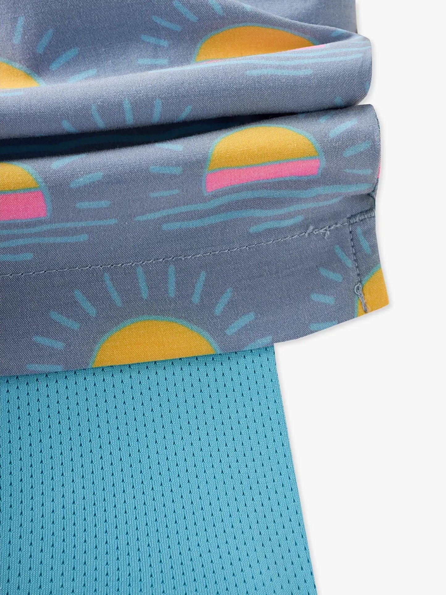 Chubbies Mens The Heat Wave Lined 7" Swim Trunks