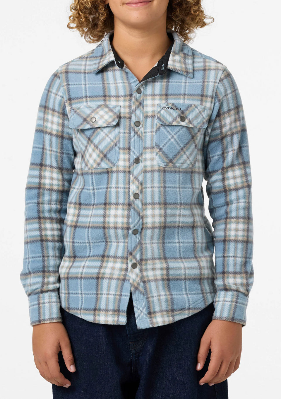 O'Neill Boys Glacier High Pile Superfleece Standard Fit Long Sleeve Shirt