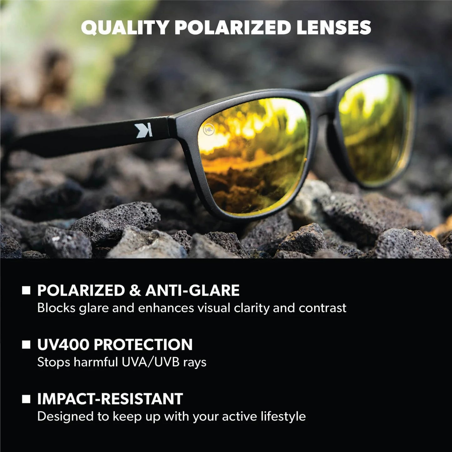 Knockaround Classics Sunglasses Black/Sunset
