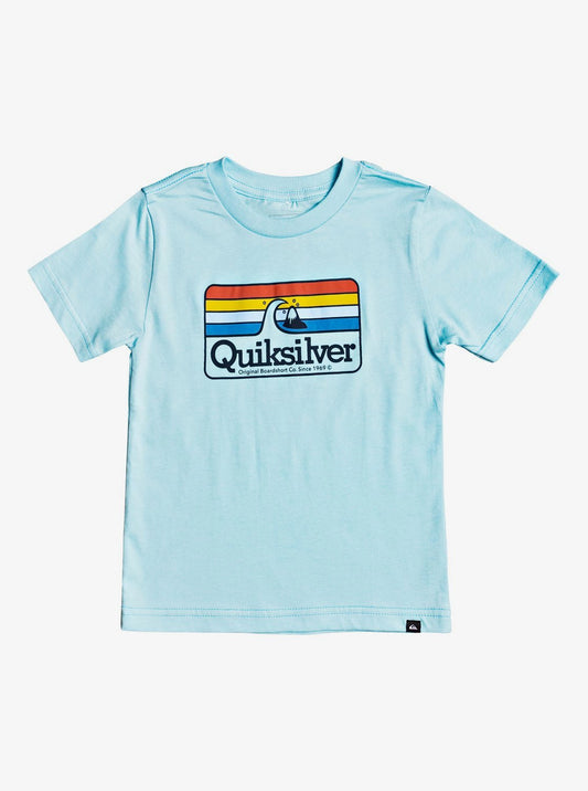 T-shirt à manches courtes Clear Lines pour enfants Quiksilver (petits garçons)