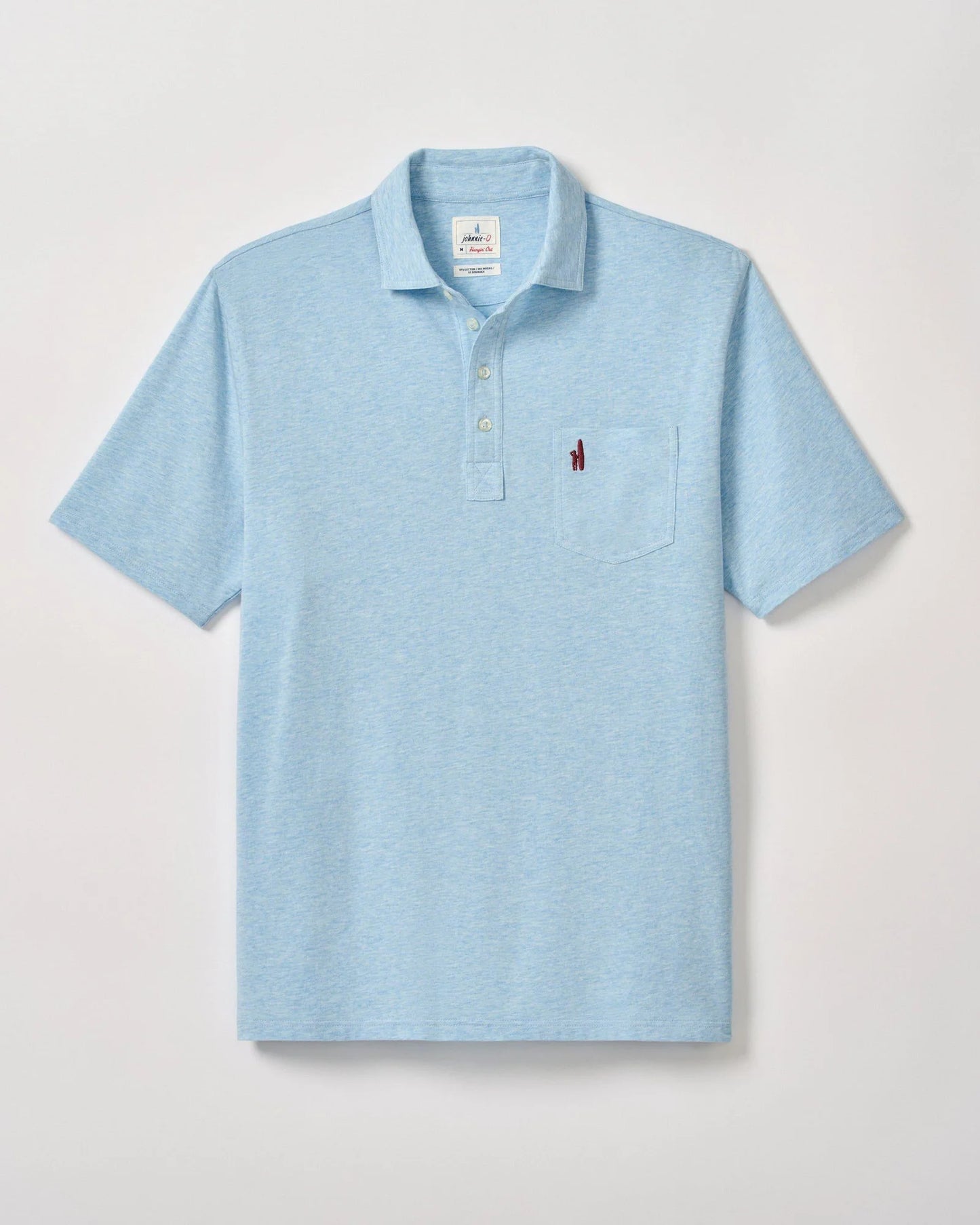 johnnie-O Mens Heathered Original 2.0 Short Sleeve Polo Shirt