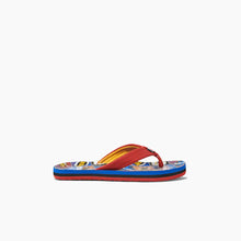 Load image into Gallery viewer, Reef Kids Little Ahi Comic Book Flip Flop Sandals