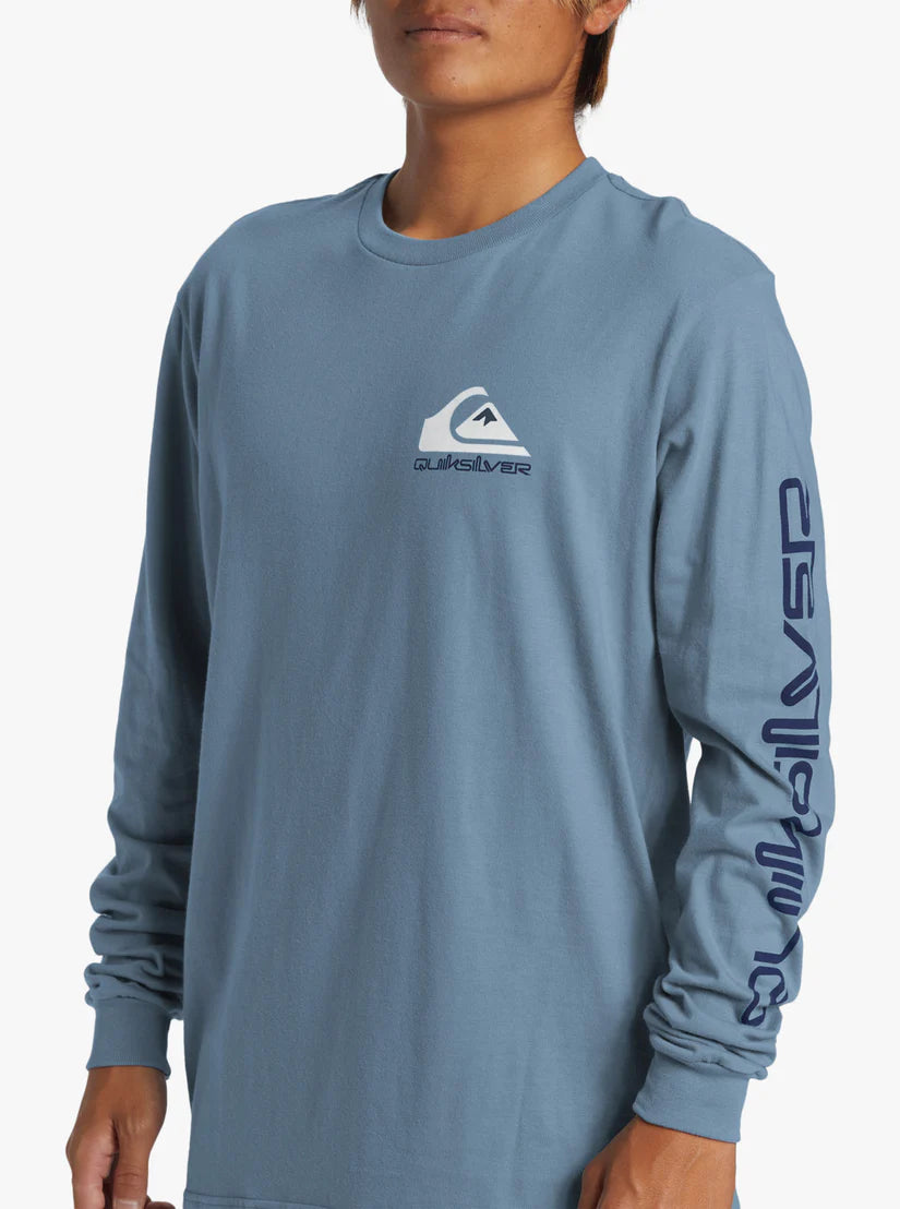 T-shirt à manches longues Quiksilver Comp Logo pour homme