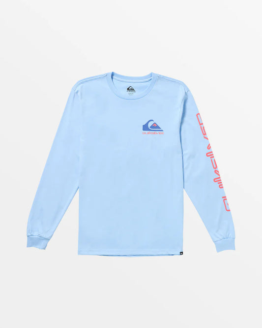 T-shirt à manches longues Quiksilver Comp Logo pour homme