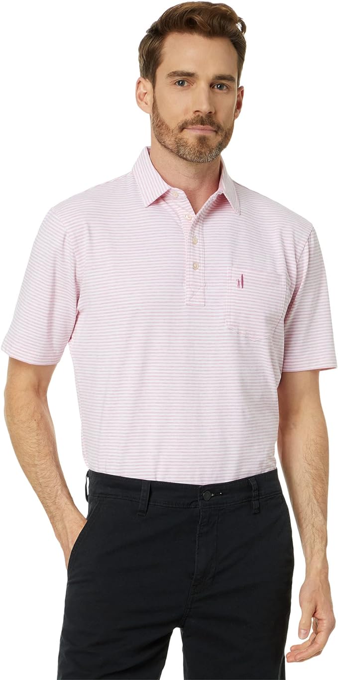 johnnie-O Men's Dante Striped Polo Shirt