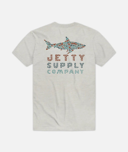 Jetty Herren Crackle Kurzarm-T-Shirt