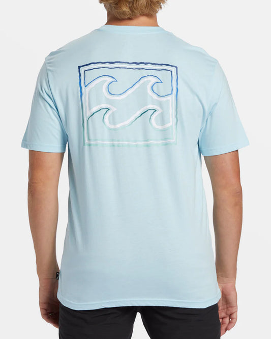 T-shirt à manches courtes Billabong Crayon Waves pour homme