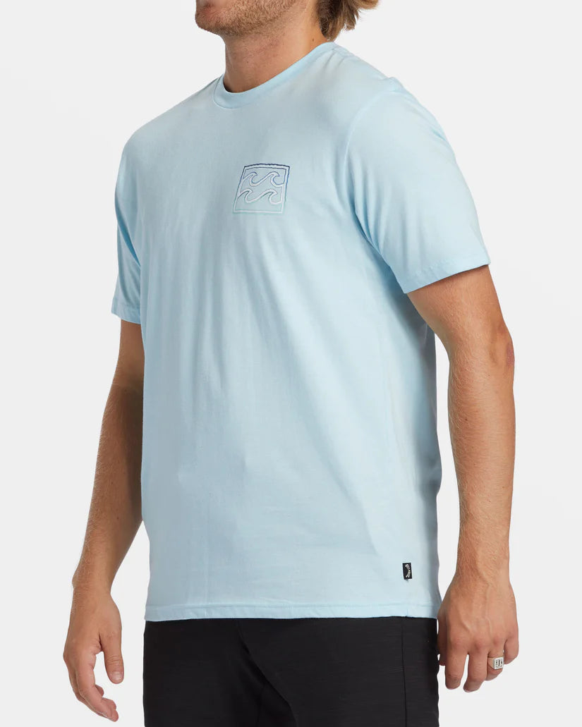 T-shirt à manches courtes Billabong Crayon Waves pour homme