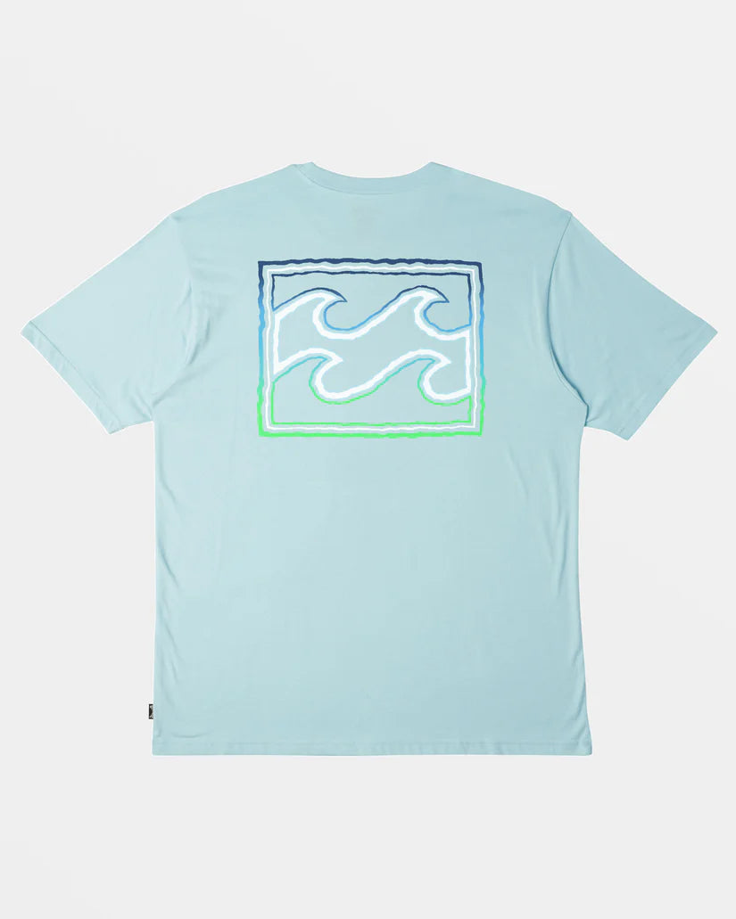 T-shirt à manches courtes Billabong Crayon Waves pour homme